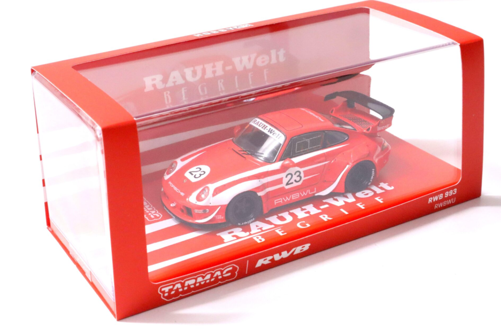Tarmac Works 1:43 RWB 993 WU #23 – Red