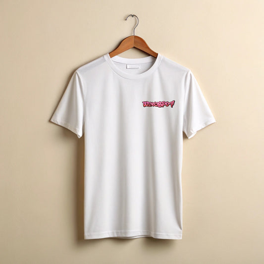 wingspot neon sign clutch apparel